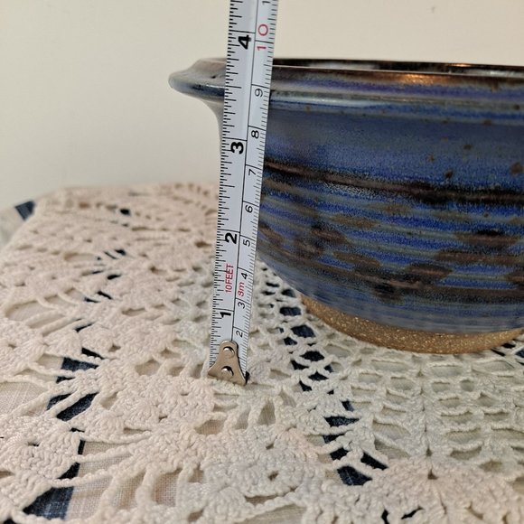 Signed Studio Stoneware Pottery Bowl - Picture 8 of 9